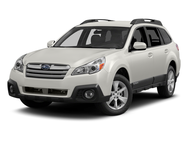 2013 Subaru Outback 2.5i Premium in Satin White Pearl — front three-quarter view