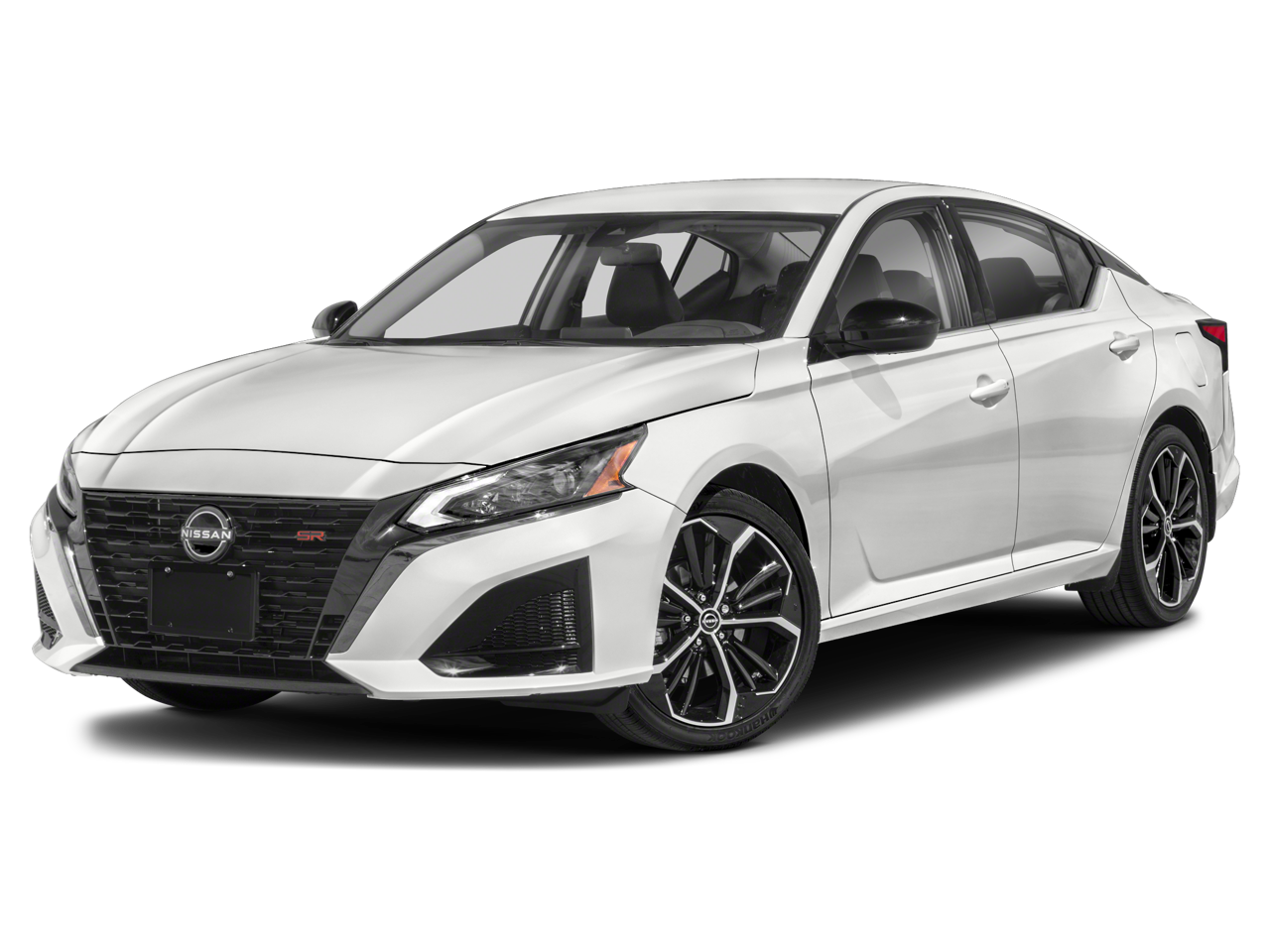 2024 Nissan Altima 2.5 SR in White — front three-quarter view