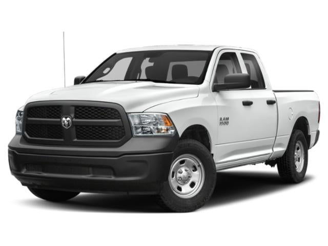 2021 RAM 1500 Classic Tradesman Quad Cab 4x4 6'4' Box in Bright White Clearcoat — front three-quarter view