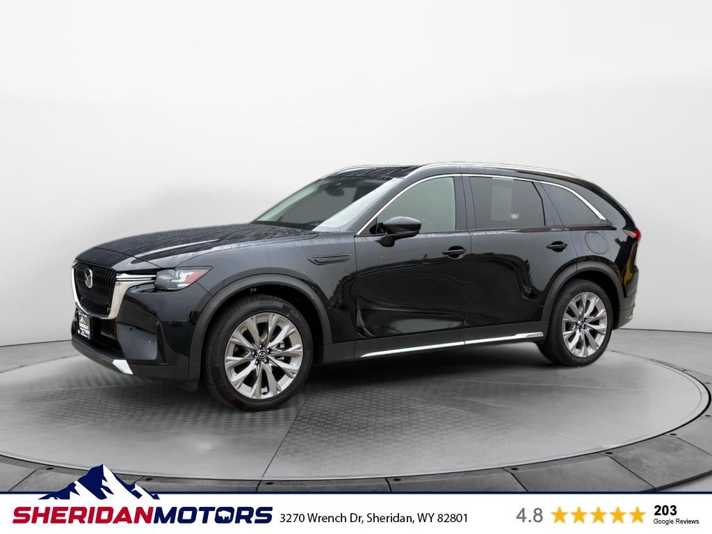 2024 Mazda Mazda CX-90 3.3 Turbo Premium in Jet Black Mica — front three-quarter view
